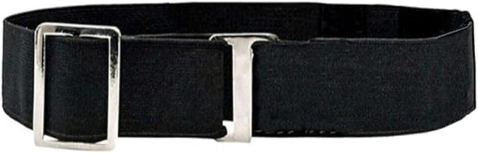 Elastic Shirt Stays Tucker Belt for Men & Women | Adjustable Stretch Shirt Holder Belt | Comfortable Unisex Shirt Tucking Strap | Black-image-5