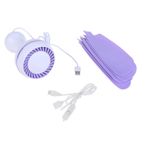 Ventilateur de plafond USB 17 pouces pour tente et dortoir
