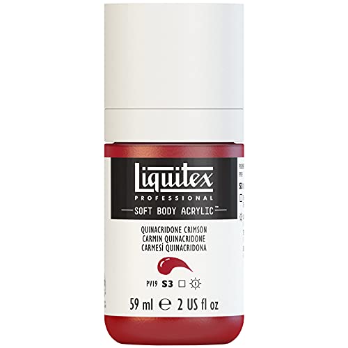 Liquitex Acrylic Paint, Quinacridone Crimson, 59 ml (Pack of 1)