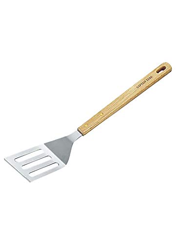 kyaputensutaggu Clarke Wood Pattern Barbecue Turner Medium – 9092