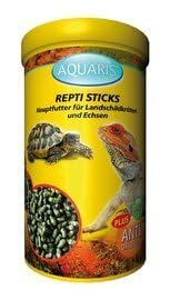 AQUARIS Repti Sticks - Alimento para Tortugas - 300g / 1 L Alimento para Tortugas de Agua Adaptado a Las Necesidades de Crecimiento Saludable de Las Tortugas de Agua y Las Tortugas de pantano