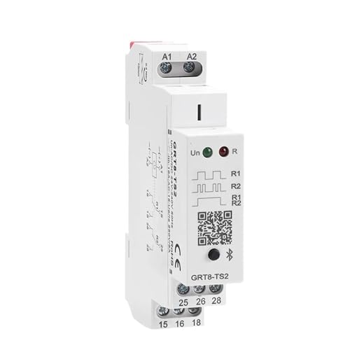 Relais GRT8-TS programmable iOS avec large plage de tension AC/DC 24V-240V