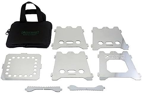 Orcamp Paslanmaz Inox Ateş Kutusu - Çantalı, Dayanıklı Kamp Ekipmanları, Kamp Aksesuarları, Açık Hava Sporları, Doğa Sporları, Yürüyüş - Görsel 2