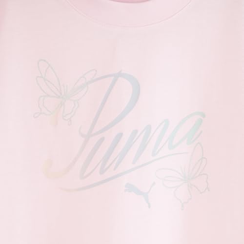 Image of PUMA Girls' 2pc Jersey SS Tee & French Terry Short Set
