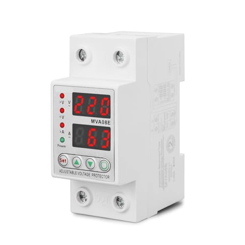 Relais de protection de tension au tableau pour protéger l'électroménager de la maison 230V