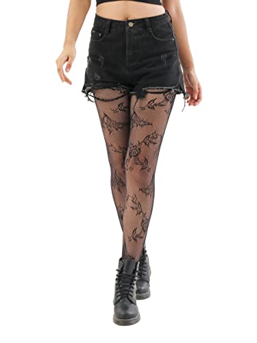 Image of EVERSWE High Waist Fishnet Tights, Thigh High Suspender Stockings