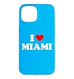 Custodia per iPhone 15 Miami - I Heart Miami - Amo Miami