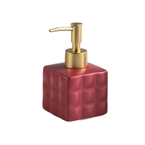 Ceramic Soap Dispenser Shampoo Body Wash Lotion Press Bottles Hotel Club Toiletries Portioned Bottle