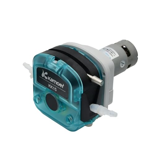 Kamoer KKDD kleine peristaltische Pumpe 12V Gleichstrommotor 1240ml/min hohe Durchflussmenge Flüssigkeitsdosierpumpe für viskose und nicht viskose Flüssigkeitstransfer