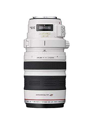 Canon EF 28 300mm f/3.5 5.6L IS USM   Objetivo para Canon (Distancia Focal 28 300mm, Apertura f/3.5 38, Zoom óptico 10.7X,estabilizador, diámetro: 77mm) Blanco