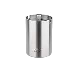 GLFYHG Cendrier De Patio Rotation avec Couvercle Cendrier avec Couvercle en Acier Inoxydable Scellé Coupe-Vent Cendrier Bar Mode Créativité Personnalité Cendrier Européen Porte-Cendres pour Fumeurs