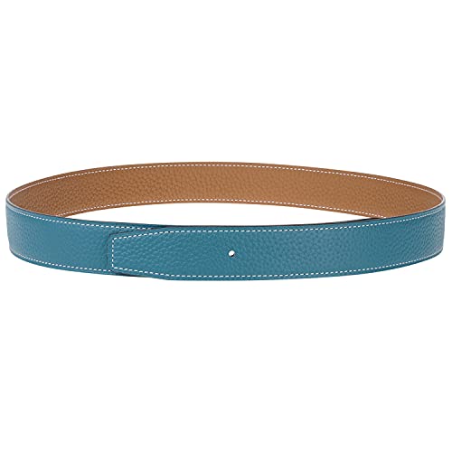 GANGTU Reversible H Cinture in pelle di mucca