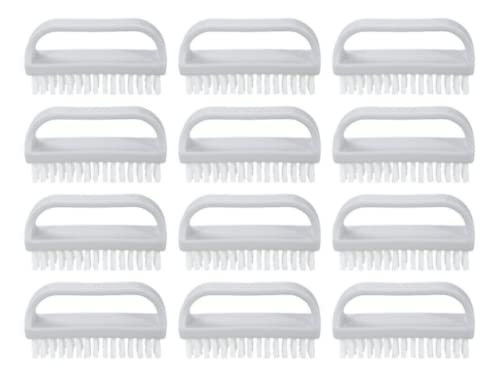 Nail Brush for Cleaning Fingernails, Nail Scrubber Brush, Toe Foot Hands Fingernail Brush Cleaner- Small Scrub Brush- All-Purpose Stiff Cleaning Brush for Home, Kitchen, Work, (12)