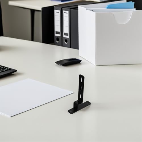 Support de fixation pour panneau perforé robuste en fer pour bureaux épais - 5