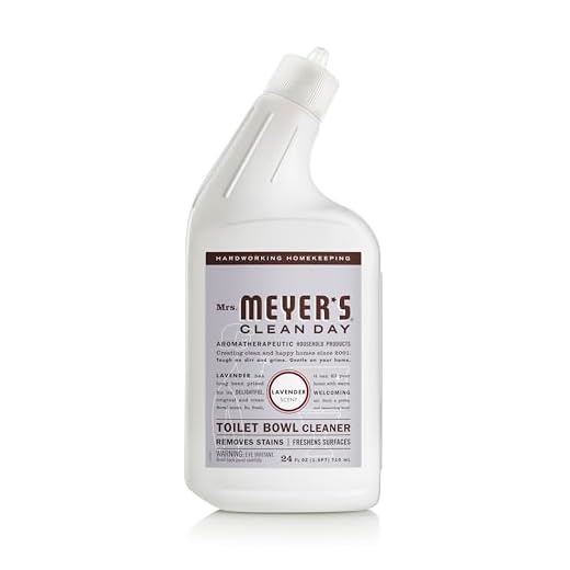 Mrs. Meyer's Liquid Toilet Bowl Cleaner, Stain Removing, Lavender, 24 oz