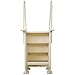 ESPIDOO Heavy-Duty 4 Step Pool Ladder: 400lbs Capacity Above Ground Safety Stairs - Non-Slip Handrails & Anti-Skid Pads for Flat-Bottom Pools - Easy Install & Durable PE Material for All Ages