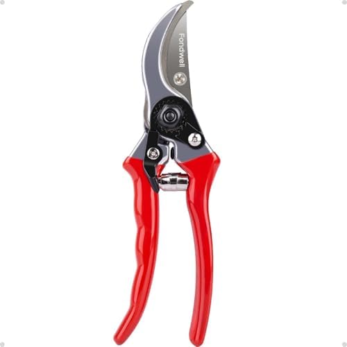 Fondwell 8.5" Bypass Pruning Shears for Gardening: Heavy Duty Garden Clippers Hand Pruners of High Cutting Efficiency - Thumbnail 5