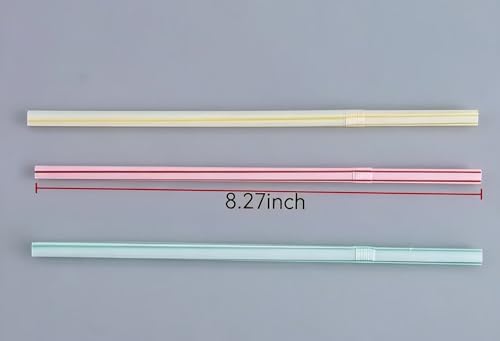 Pitillos desechables multicolor, 100 unidades miniatura 3