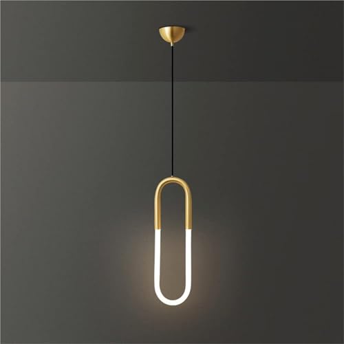 Lampions en cuivre pour chambre d'hôtel chic grand lustre géométrique