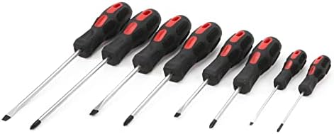 Migra Tools Screwdriver Sets with Case 8-Piece Magnetic Screwdriver Set with 4 Slotted Heads and 4 Cross Heads Advanced Tool Kits for Home - Chrome Vanadium Carry Case Included