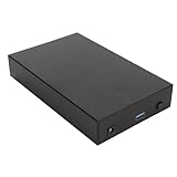 GOWENIC 3.5 Inch External Hard Drive, 3.5 Inch Desktop Metal Portable Hard Drive, USB3.0 Hard Drive Storage Compatible PC TV Desktop Laptop (US Plug)