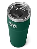 YETI Rambler - Vaso apilable de acero inoxidable aislado al vacío con tapa Magslider, 591 ml