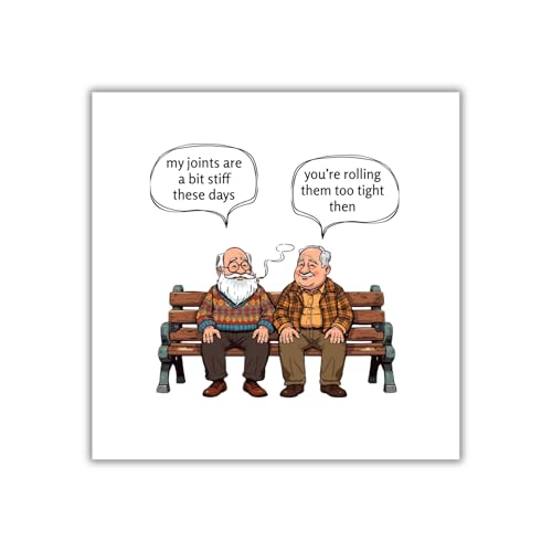 Funny Birthday Card for Men - Humorous Cartoon Card for Him