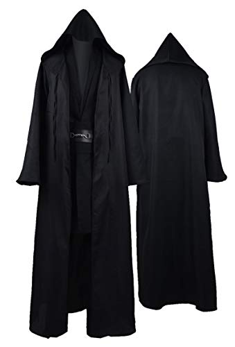 Rongxu Mens Tunic Robe Cosplay Costume Adult Tunic Hooded Robe