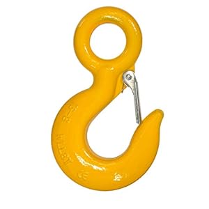 Pro-Lift-gereedschappen veiligheidshaken stijve oogjes 8 t kettinghaken boshaken lasthaken kraanhaken zelfvergrendelend veiligheidsval haken 8000 kg transport vrachtwagen