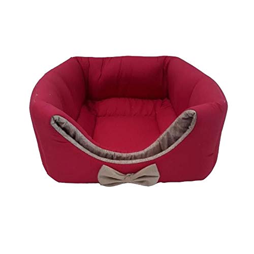 Cama Pet Toca Retangular Vermelho