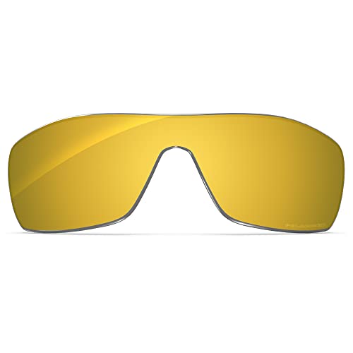 Image of Performance Replacement Lenses Compatible with Oakley Offshoot OO9190 Polycarbonate Polarized Etched-Golden Yellow