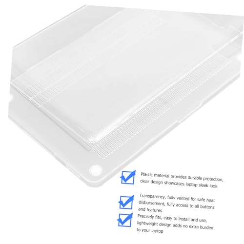 Funda MacBook Pro transparente carcasa fina rígida antiarañazos 4