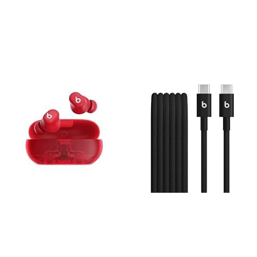 Solo Buds - Transparent Red with USB-C Charging Cable (1.5m) Solo Buds - Transparent Red with USB-C Charging Cable (1.5m)
