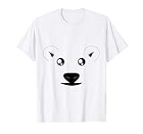Lustiges Eisbär Kostüm Fasching Karneval Polarbär Geschenk T-Shirt
