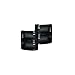 Ford 08-15 F250/F350 Superduty Side Mirror Lenses (2-Piece Set) w/ WHITE LED Running Lights & Turn Signals - Smoked Lens
