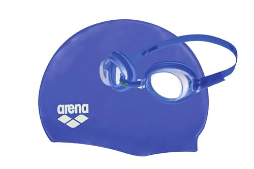ARENA Kit da Piscina Bambini, con occhialini e Cuffia