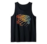 pianoforte d'epoca usato T-Shirt con schizzo di tasti di pianoforte come regalo per i pianisti.