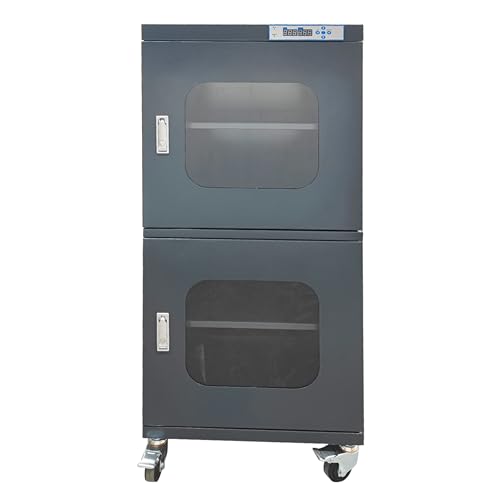 TECHTONGDA 10-20% RH Electronic Dry Cabinet 240L/8.47 Cu.Ft. Industrial Desiccator Cabinet Moisture Proof Storage Cabinet 6W