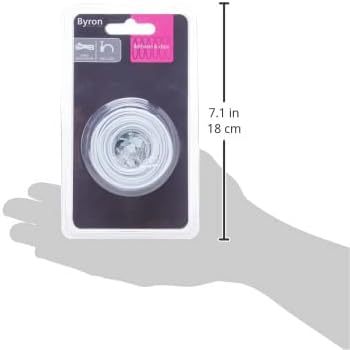 Byron 10.015.44 Doorbell Wire and Clips, White