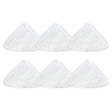 Compatible con Vileda Almohadilla de Fibra Ultrafina for mopa a Vapor Piezas de Limpiador a Vapor, paño de Repuesto Triangular, Accesorios(6pcs)