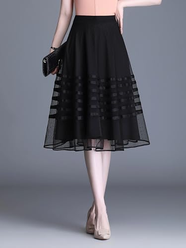 Jupe en maille noire style coréen pour vos sorties d'été - 7