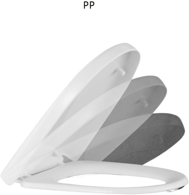 Slow Down Toilet Parts U Type Seats PP Thickened Bidet