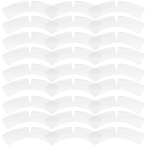 VILLCASE 100pcs Collar Stays for Men's Dress Shirts Plastic Collar Support Holder Stiffener