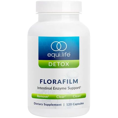 Equilife - FloraFilm, Gut Health Supplement, Supports Natural Detoxification, Aids Digestion, Provides Immunity Support, Contains Key Digestive Enzymes, Non-GMO, Vegan, Gluten-Free (120 Capsules) Cover
