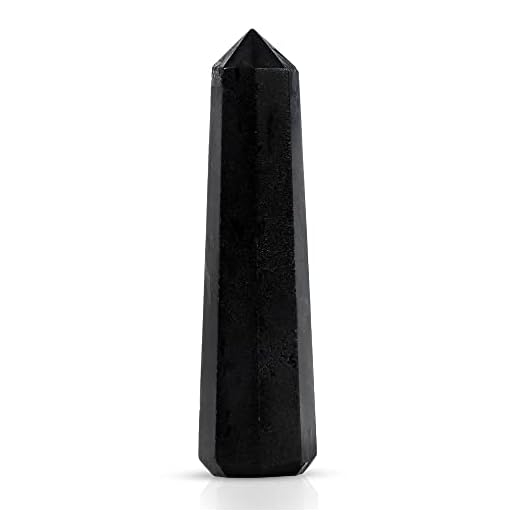 Black Tourmaline Healing Crystal Tower Set