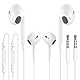 2 Pack In-Ear Kopfhörer mit Kabel, 3,5mm Klinke Ohrhörer mit Mikrofon und Lautstärkeregler, Noise Cancelling Kopfhoerer für Samsung, iPad, Xiaomi, MP3/4, Hua-wei, iPhone 6/5/SE, usw 3,5mm Audiogeräte