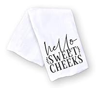 Algopix Similar Product 9 - Handmade Funny Kitchen Towel  Hello