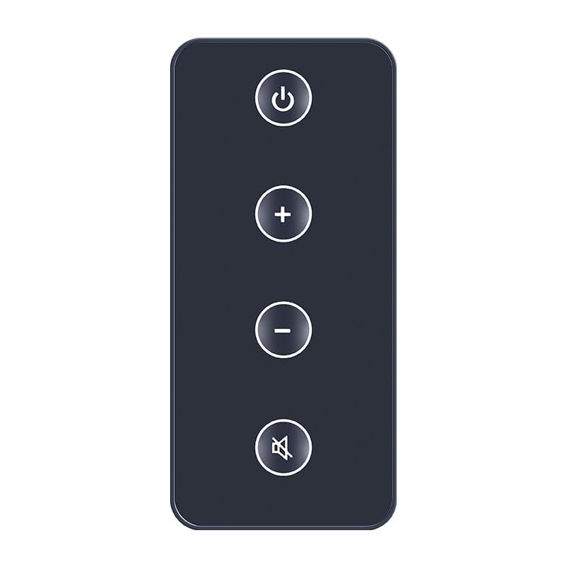 New Replacement Remote Control Compatible for Bose Solo TV Sound System Speaker Model 410376, Black