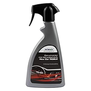 reimair New Car Noble Auto Geruchskiller 500 ml dezentem Neuwagenduft mit Leder- und edler Holznoten