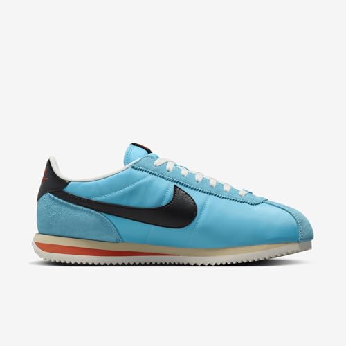 Nike Cortez Textile Men's Shoes (HF0263-401, Baltic Blue/Team Gold/Picante Red/Black) Size 9.53